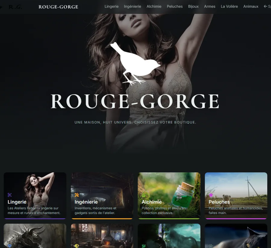 Rouge-Gorge — boutiques de jeu de rôle
